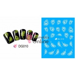 Stickere cu Apa pentru unghii cod DG 010 (Fluorescent)